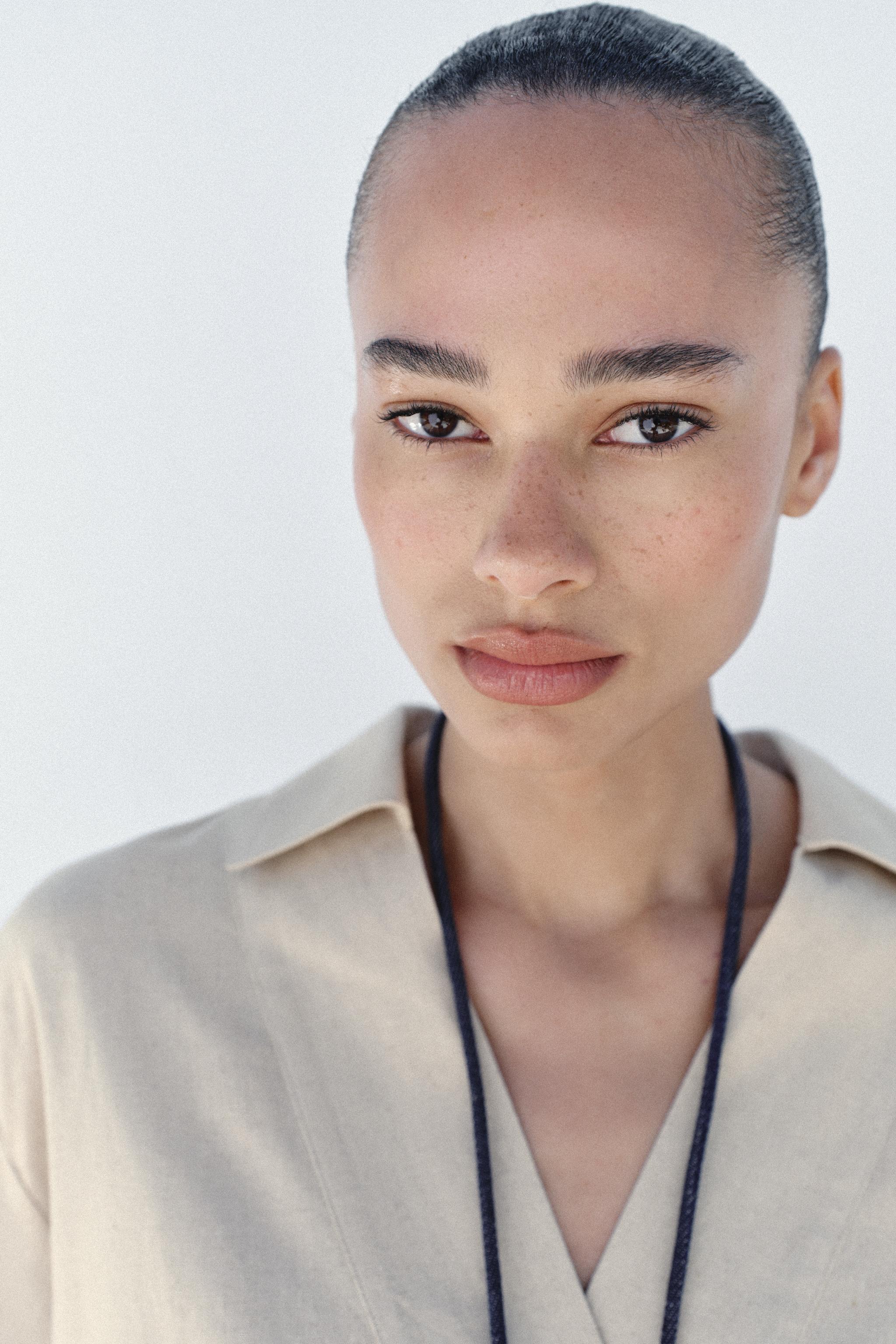 BLOUSE IMPRIMÉE À RAYURES
